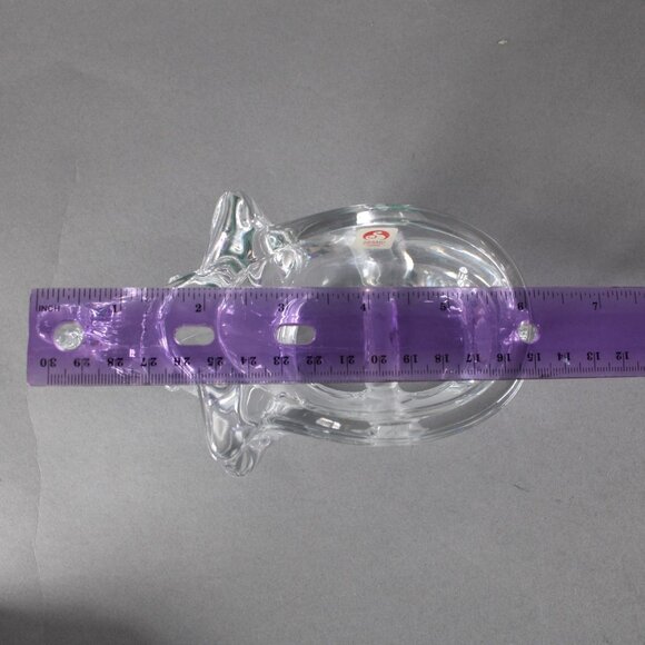 Sasaki Elephant Bowl 3 x 6 Crystal Elephant Bowl - Picture 9 of 12